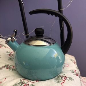 Seafoam Faberware Tea Kettle